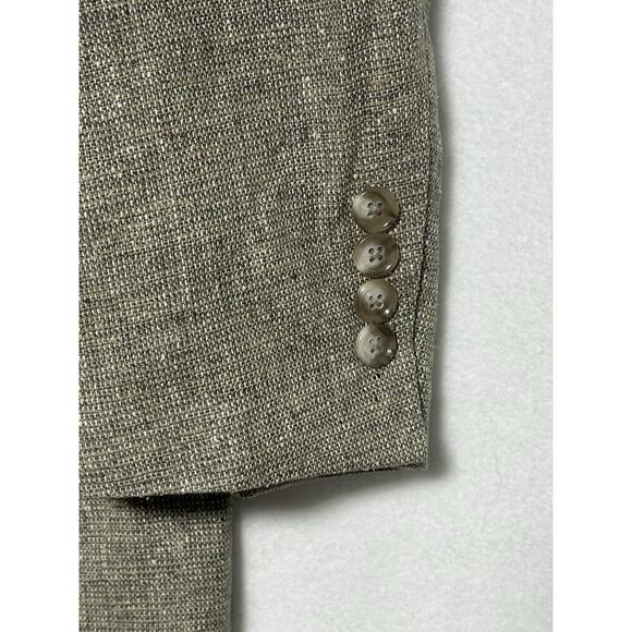 100% Silk Men's Woven Blazer Jacket Statements NWT Size 50 - Picture 2 of 8